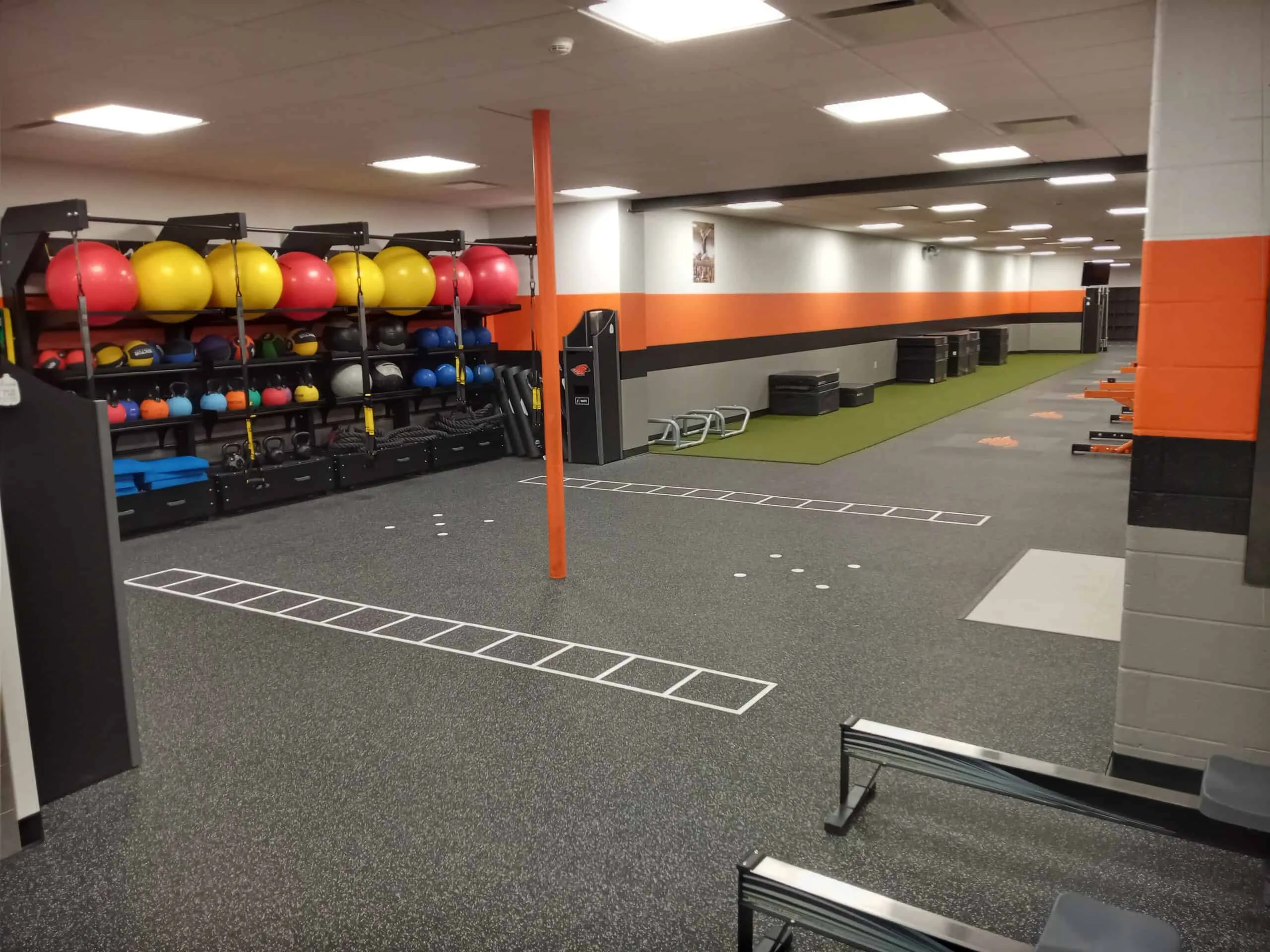 School functional training area